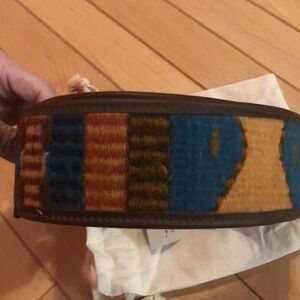 Nena & Co. handwoven bag strap. New with bag and tags.